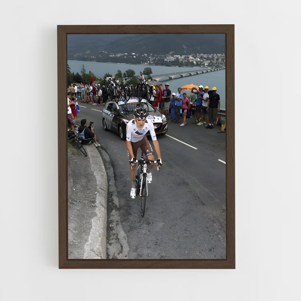 Poster La Descente de Romain – affiche Cyclisme (vue 5)